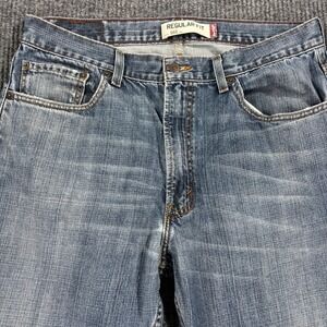 Levi's 505 Regular Fit Jeans Mens 33x30‎ Blue Denim Straight Leg